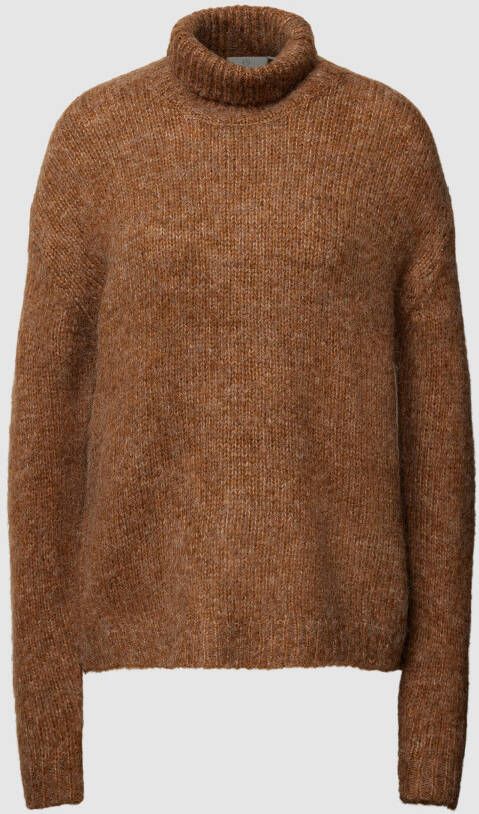 Kaffe Gebreide pullover met opstaande kraag model 'Sarla'
