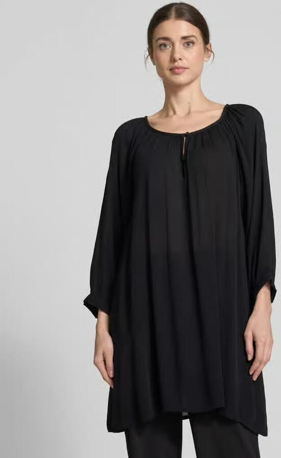 Kaffe Amber Tunic Top Zwart Viscose Black Dames - Foto 3