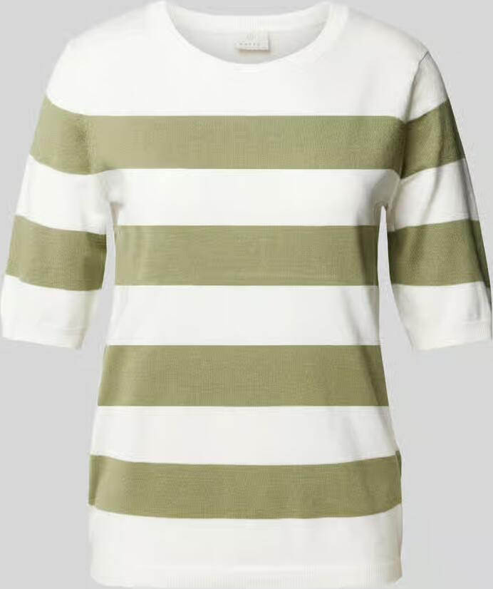 Kaffe Regular fit gebreid shirt met 1 2-mouwen model 'Mala' - Foto 2