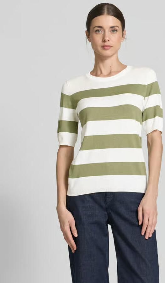 Kaffe Regular fit gebreid shirt met 1 2-mouwen model 'Mala' - Foto 2