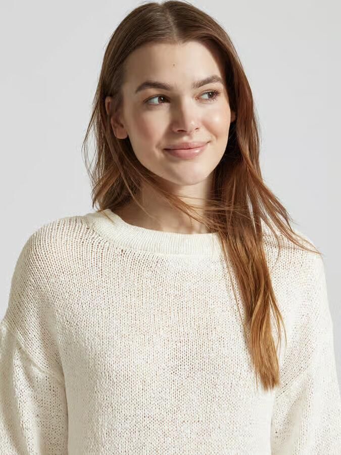 Kaffe Regular fit gebreide pullover met ronde hals - Foto 3