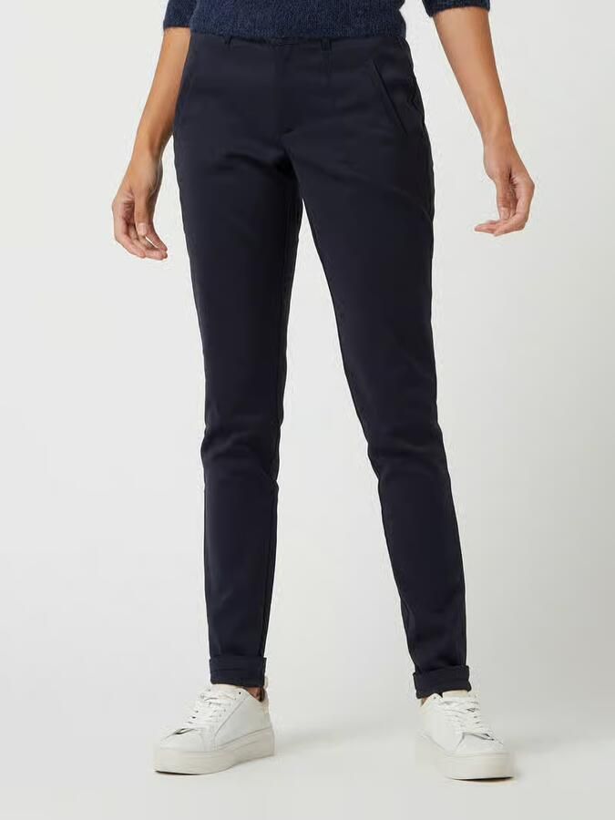 Kaffe Midnight Marine Broek Stijlvol Kwaliteit Blue Dames