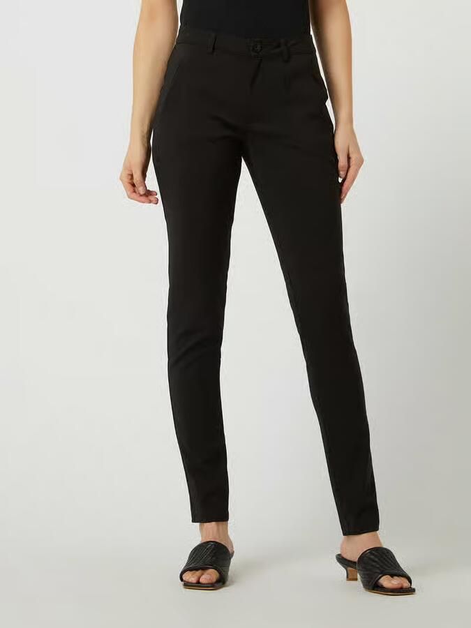 Kaffe Stoffen broek met stretch model 'Kavera'