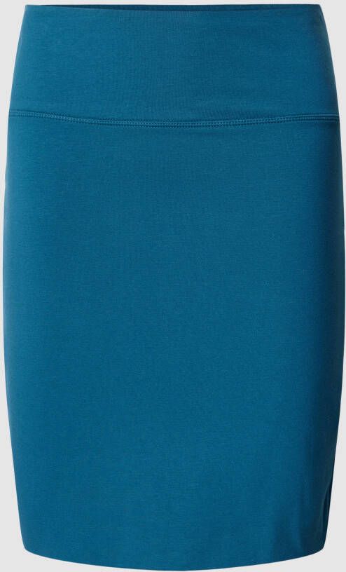Kaffe Knielange rok met elastische band