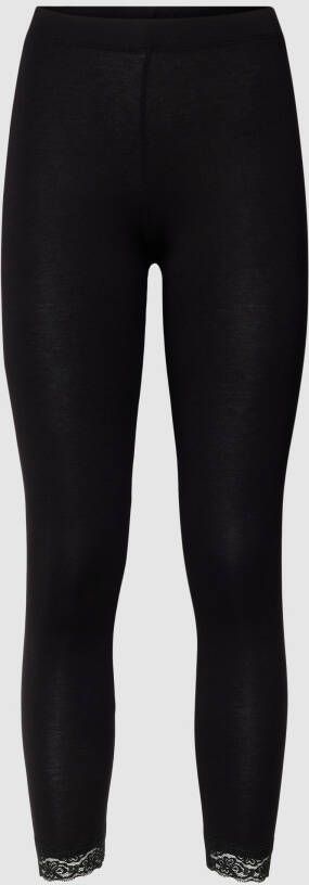 Kaffe KAsvala Lace Leggings Zwart Dames