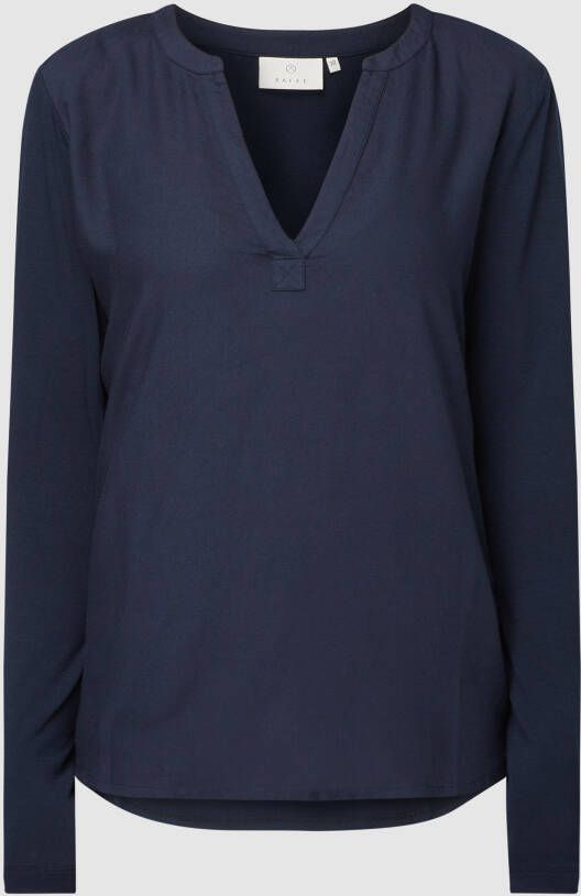 Kaffe Shirt met lange mouwen van viscose model 'Calina'