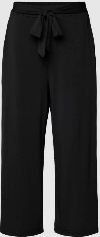 Kaffe Stoffen broek met verkorte pasvorm