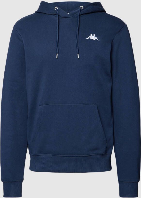 Kappa Hoodie met labelstitching model 'Vend'