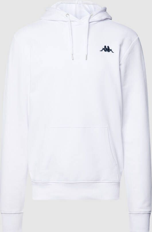 Kappa Hoodie met labelstitching model 'Vend'