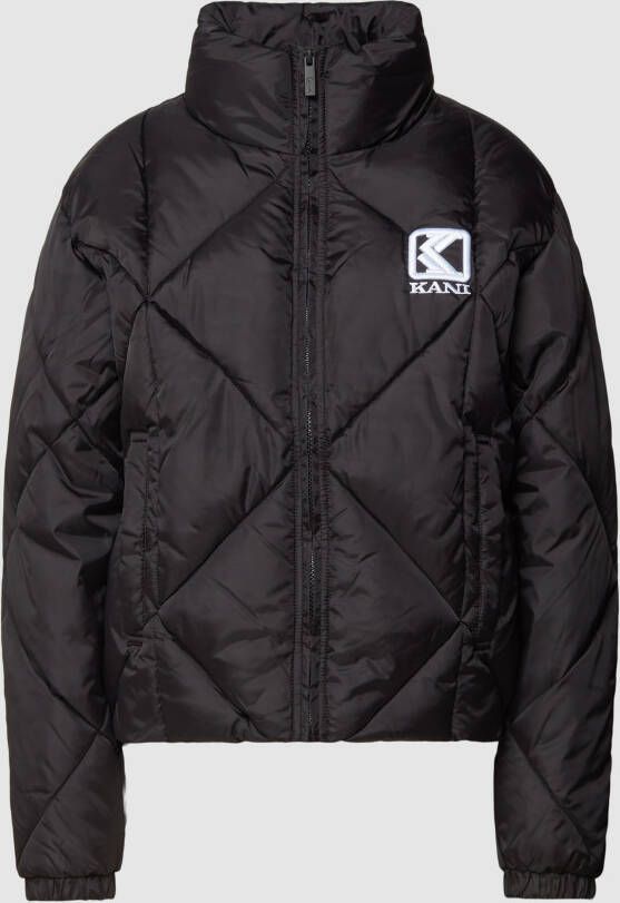 Karl Kani Gewatteerd jack met logostitching model 'DIAMANT'