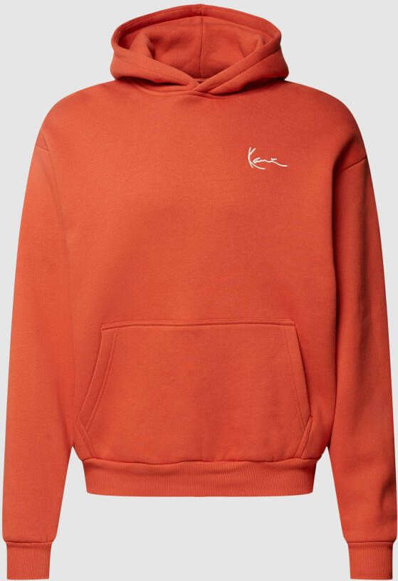 Karl Kani Hoodie met logostitching model 'Chest Signature Heavy'