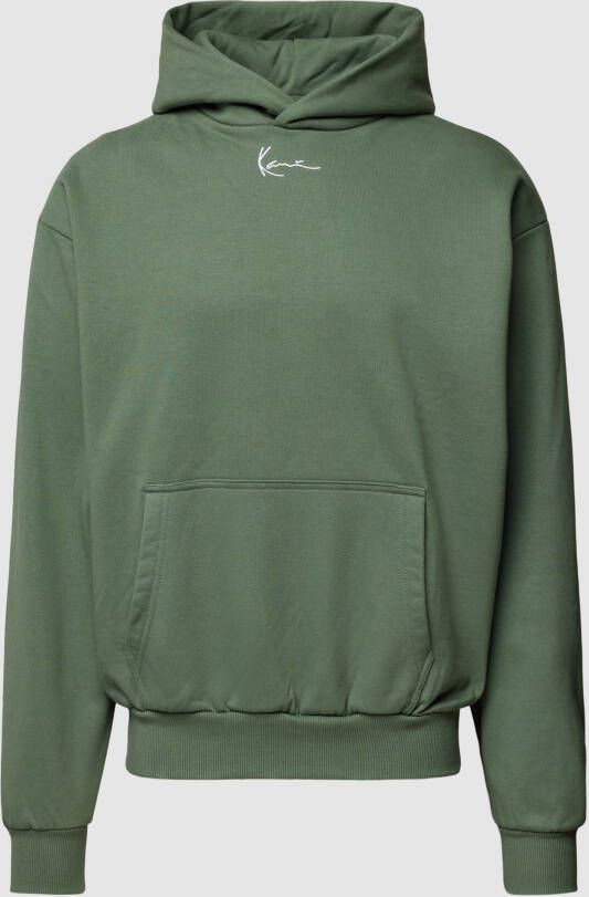 Karl Kani Hoodie met logostitching model 'Signature'
