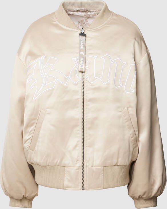Karl Kani Jack met labeldetail model 'Signature'
