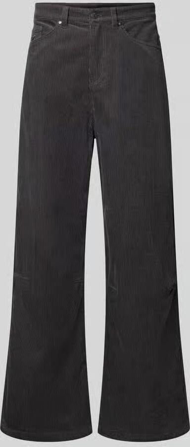 Karl Kani baggy fit corduroy broek van pure katoen met labelstitching