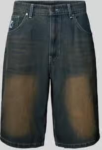 Karl Kani Baggy fit korte jeans in 5-pocketmodel
