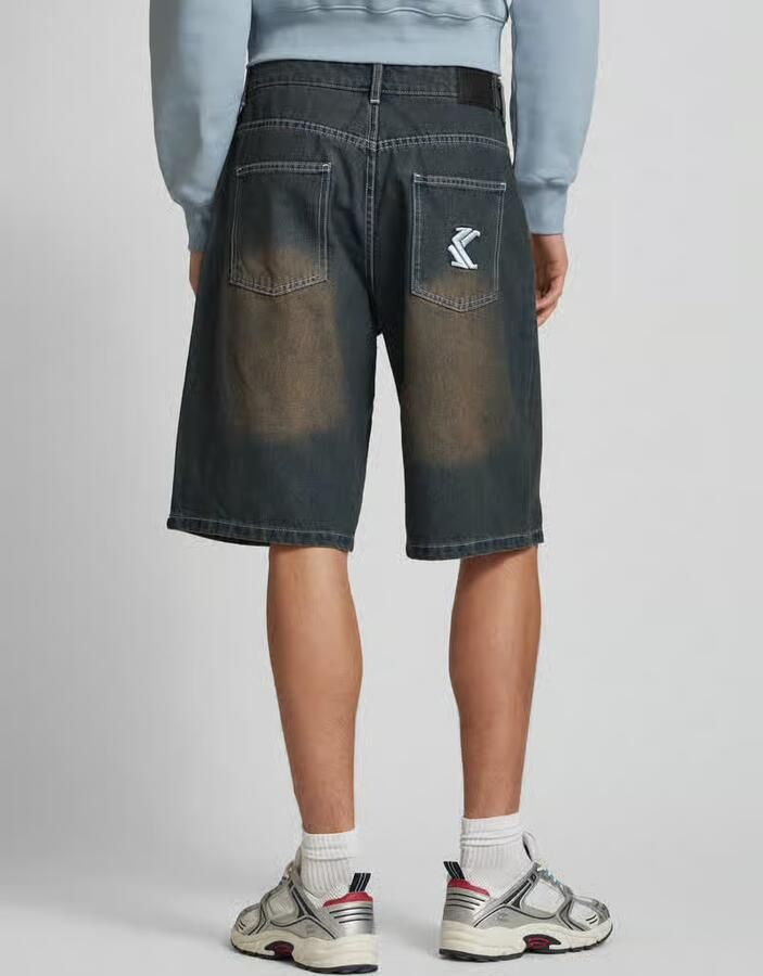 Karl Kani Baggy fit korte jeans in 5-pocketmodel - Foto 2