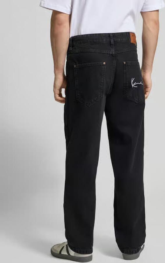 Karl Kani Small Signature Baggy Five Pocket Denim Spijkerbroeken Kleding vintage black maat: 28 beschikbare maaten:28 30 32 34 36 38 - Foto 6
