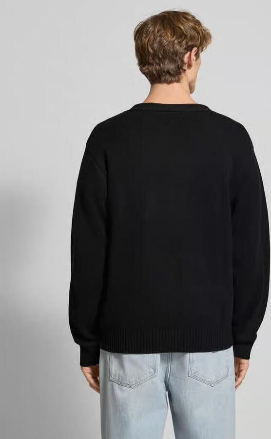 Karl Kani Gebreid jack met V-hals en stitching