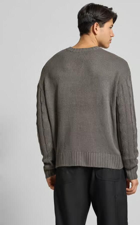 Karl Kani Gebreide pullover met ribboorden