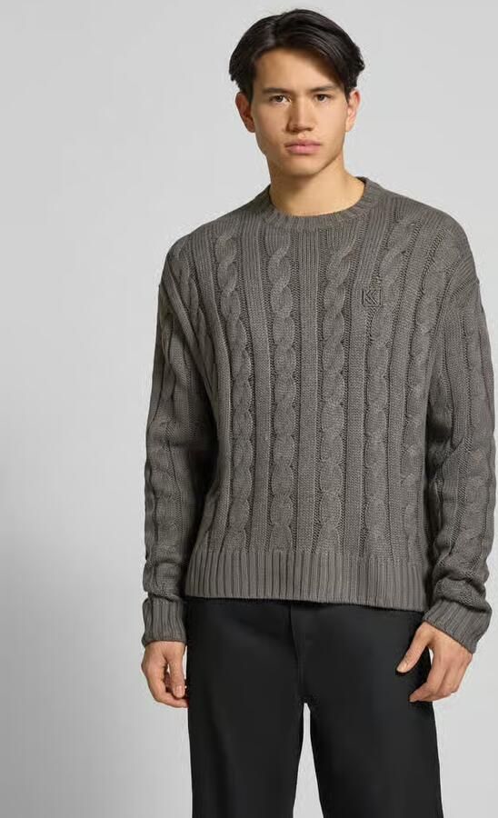 Karl Kani Gebreide pullover met ribboorden - Foto 2