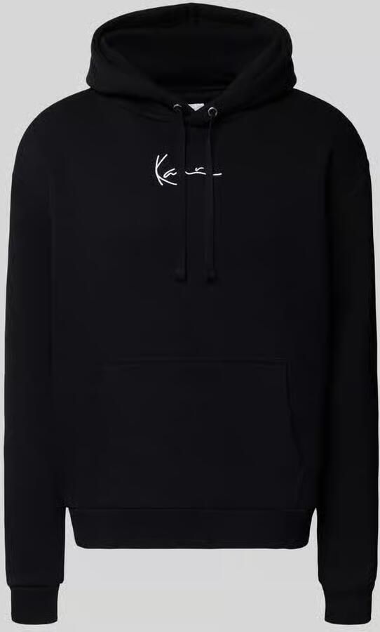 Karl Kani Regular fit hoodie met logostitching model 'Signature'