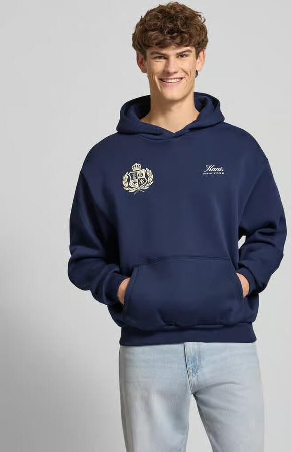 Karl Kani Emblem Oversize Hoodie Men Hoodies & Sweaters blauw Maat M Kleding - Foto 5