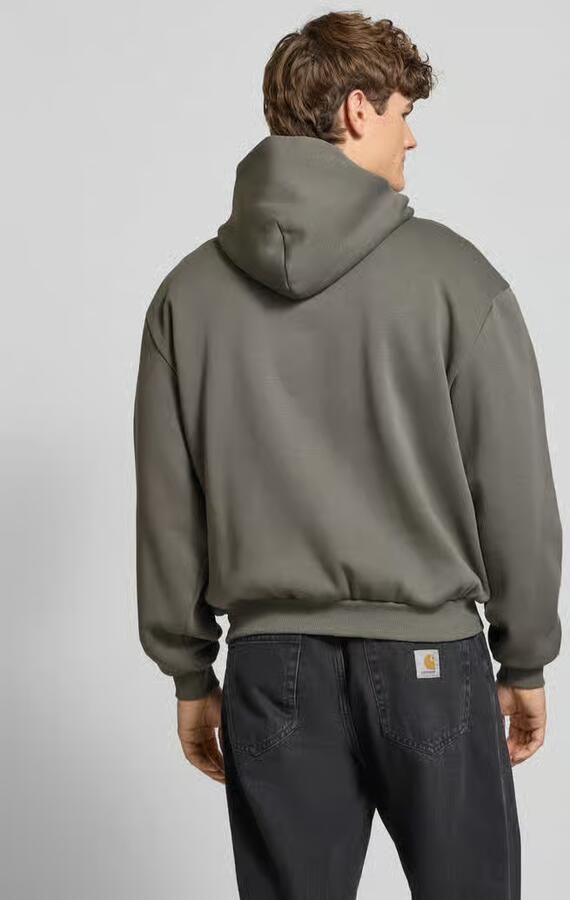 Karl Kani Hoodie met labelprint en kangoeroezak