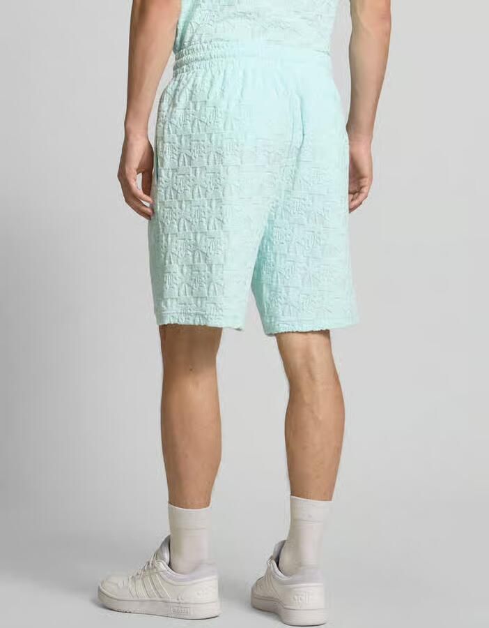 Karl Kani Korte broek met elastische band en tunnelkoord model 'Terry'