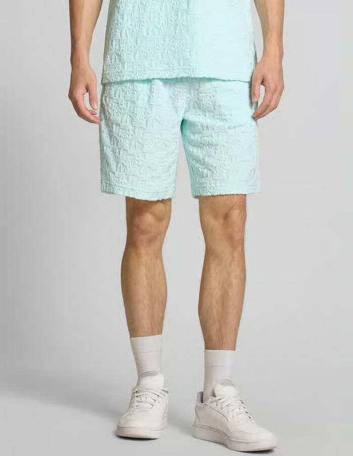 Karl Kani Korte broek met elastische band en tunnelkoord model 'Terry' - Foto 2