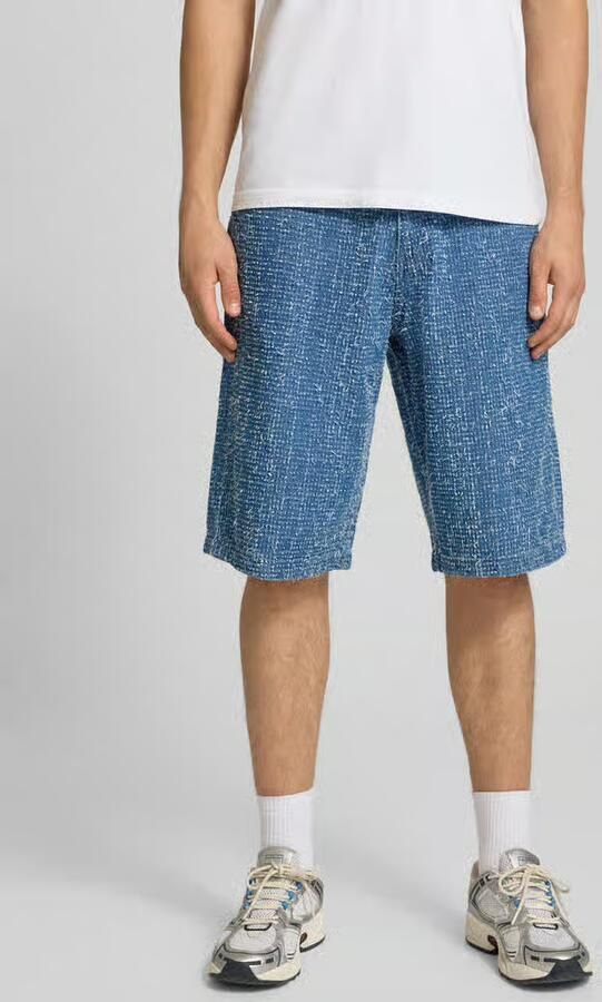 Karl Kani Korte jeans met structuurpatroon en steekzakken - Foto 3