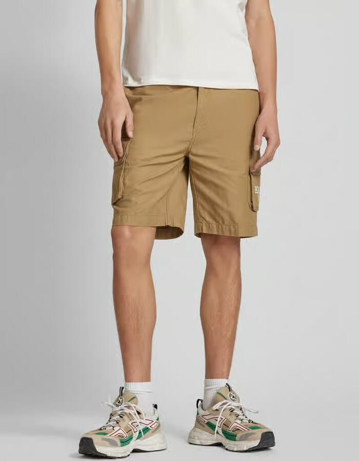 Karl Kani Regular fit sweatshorts met labelstatement model 'Wavy Retro' - Foto 5