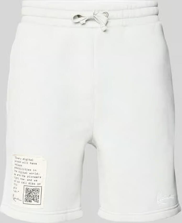 Karl Kani Korte regular fit sweatshorts met statementpatch - Foto 2