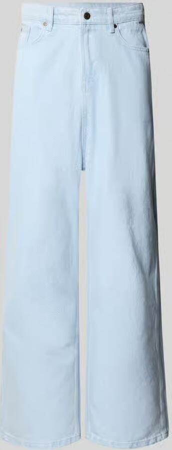 Karl Kani Small Signature Baggy Five Pocket Denim Spijkerbroeken Heren bleached blue maat: 34 beschikbare maaten:28 30 32 34 36 38 - Foto 7