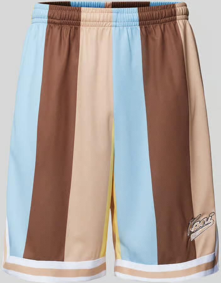 Karl Kani Loose fit korte broek met labelstitching - Foto 2