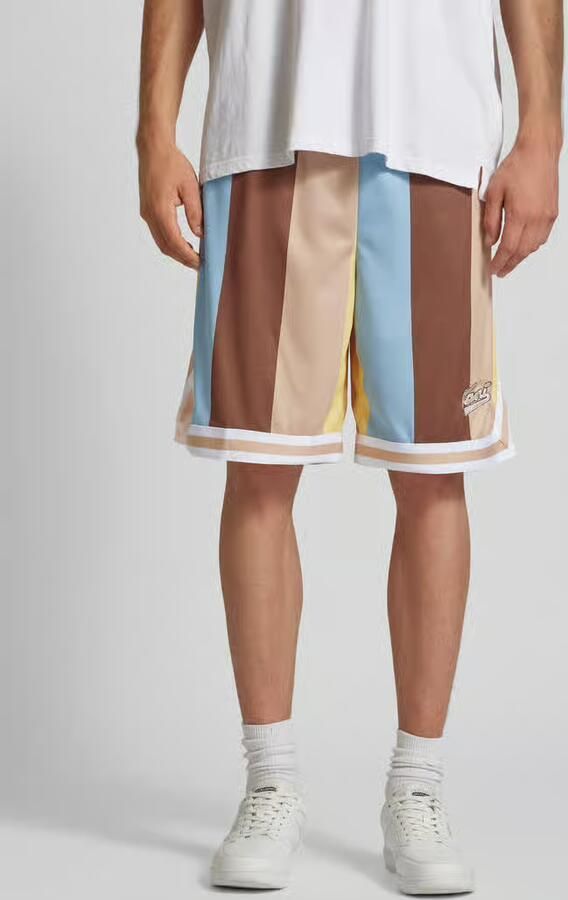Karl Kani Loose fit korte broek met labelstitching - Foto 4