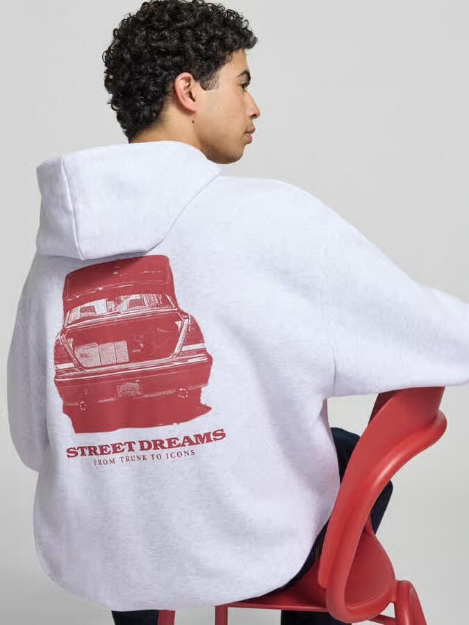 Karl Kani oversized fit hoodie met gestikt logo