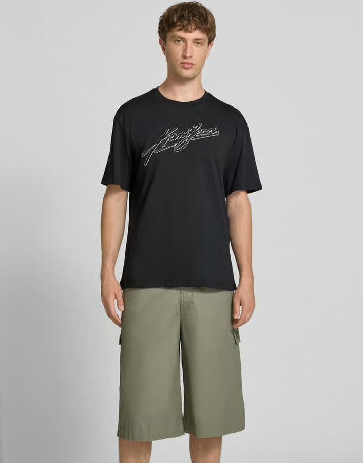 Karl Kani oversized fit T-shirt met gestikt logo - Foto 3