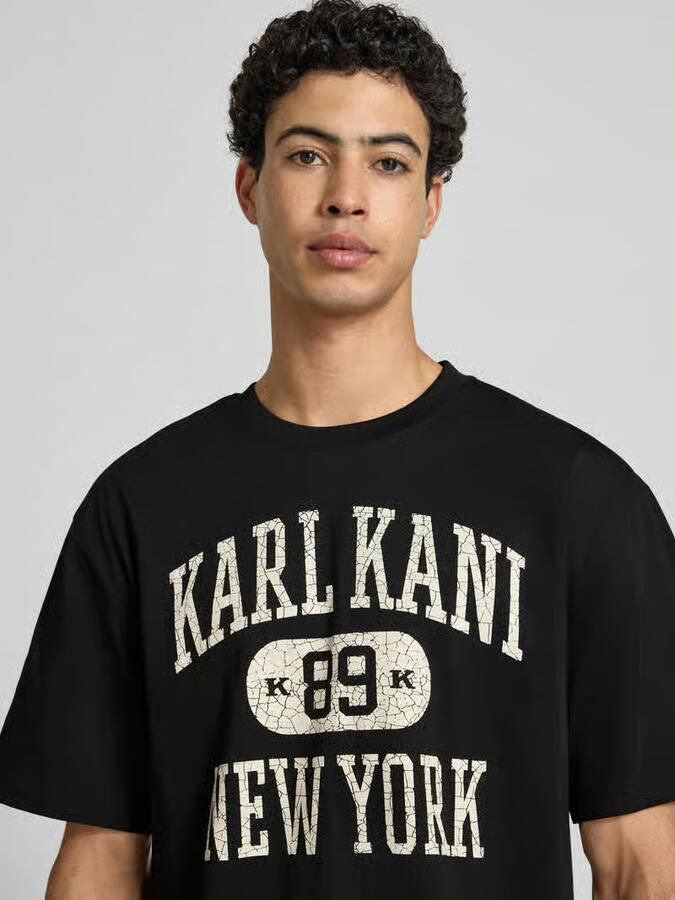 Karl Kani oversized fit T-shirt met logoprint model 'Heritage'