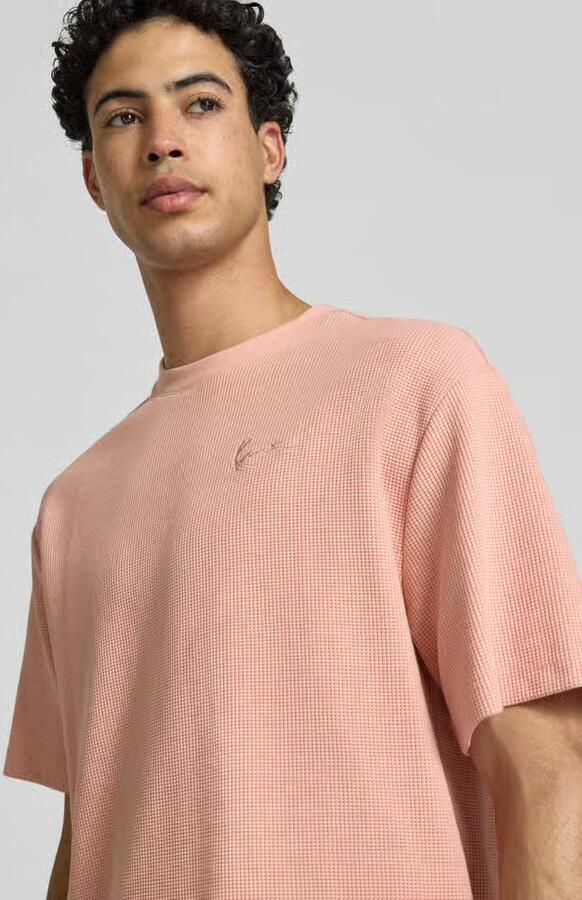 Karl Kani oversized fit T-shirt met structuurpatroon