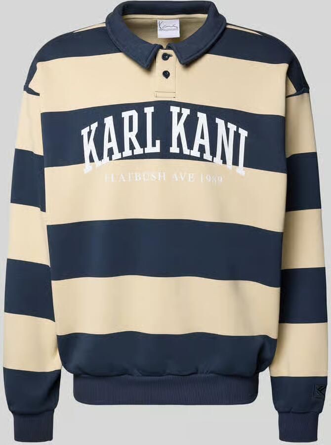Karl Kani Oversized sweatshirt met polokraag model 'Heritage' - Foto 3