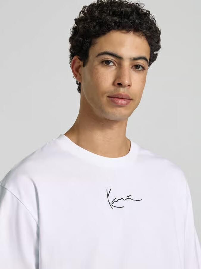 Karl Kani Signature Tee Lente Zomer Collectie Katoen White Heren - Foto 2