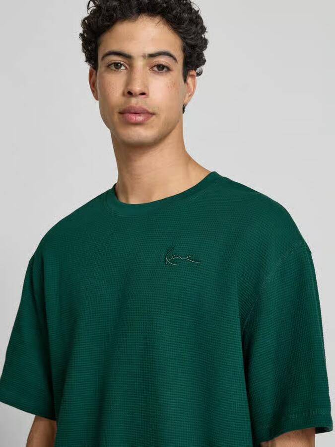 Karl Kani Oversized T-shirt met logo-stitching