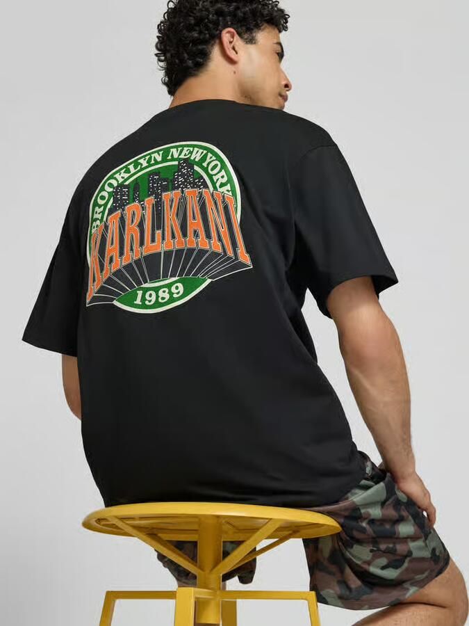 Karl Kani Oversized T-shirt met logo-stitching