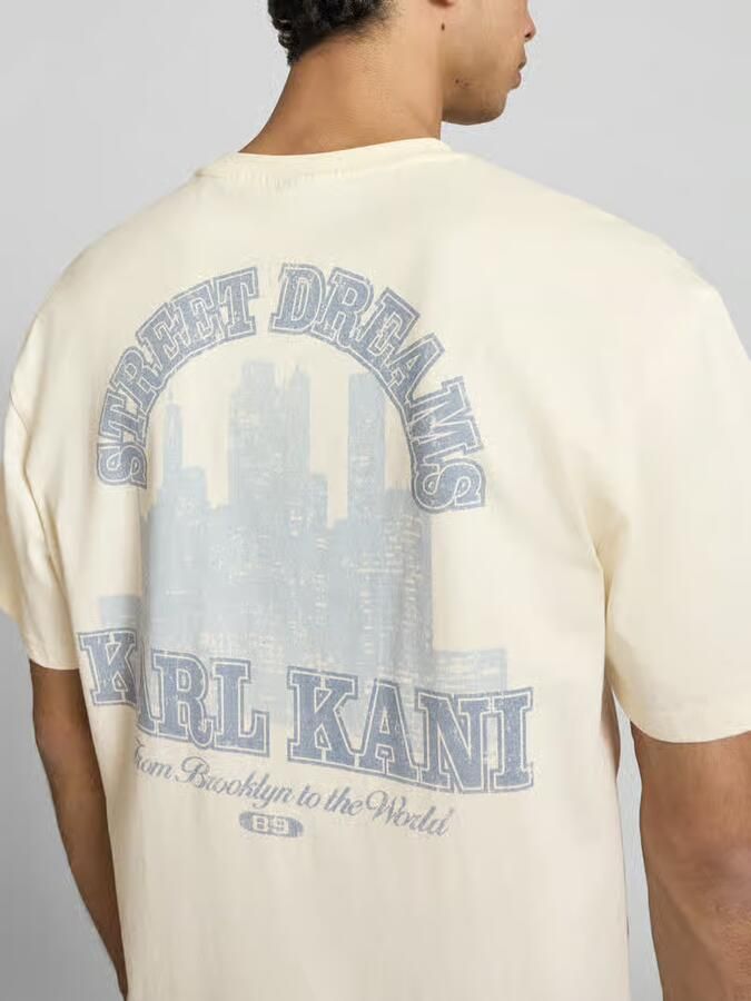 Karl Kani Oversized T-shirt met print op de achterkant