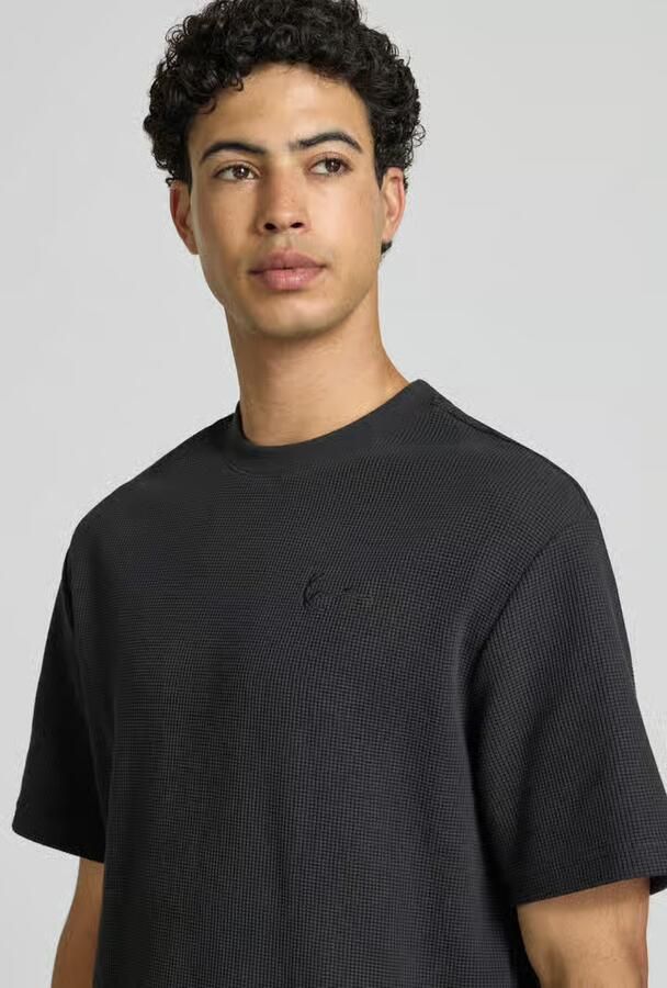 Karl Kani Oversized T-shirt met structuurpatroon en gestikt logo