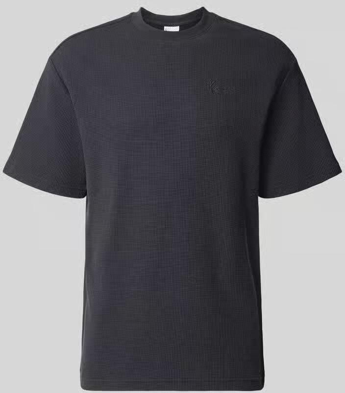 Karl Kani Oversized T-shirt met structuurpatroon en gestikt logo - Foto 2