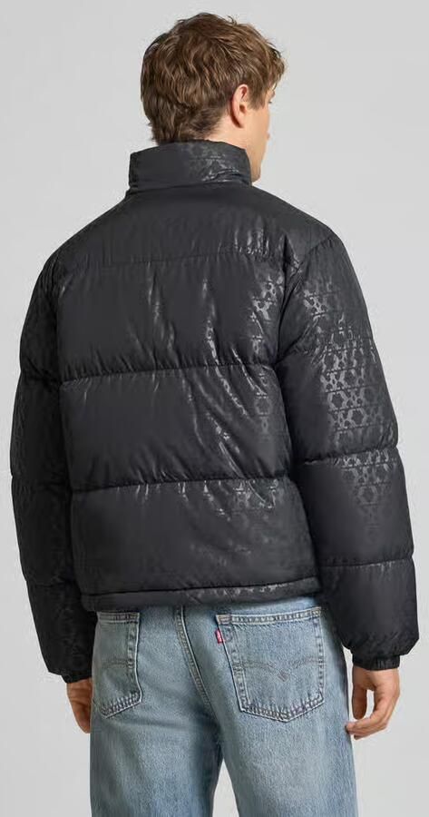 Karl Kani Regular fit gewatteerd jack met all-over logoprint model 'Signature'