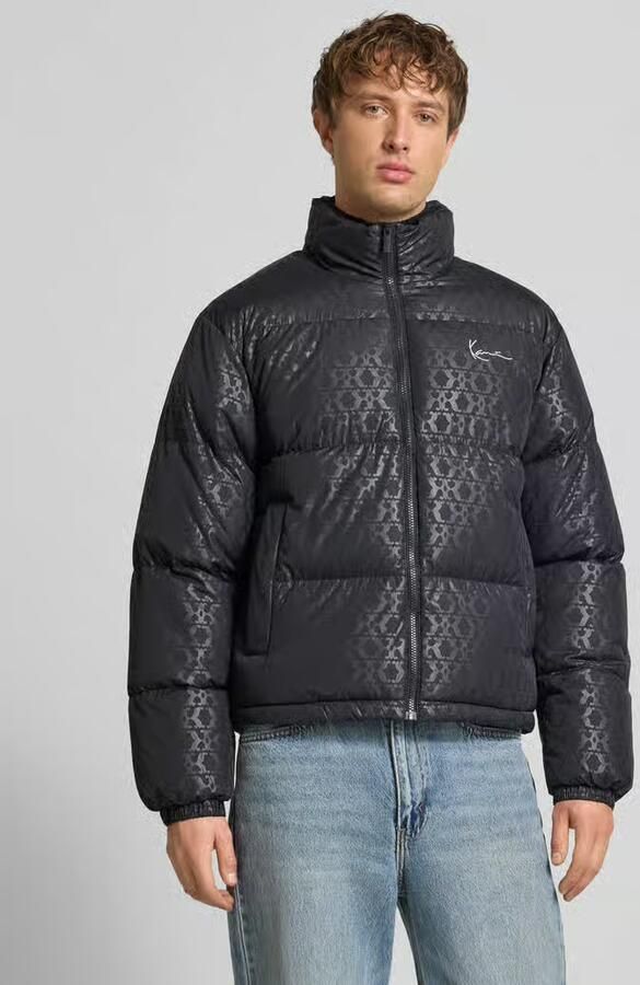 Karl Kani Regular fit gewatteerd jack met all-over logoprint model 'Signature' - Foto 2