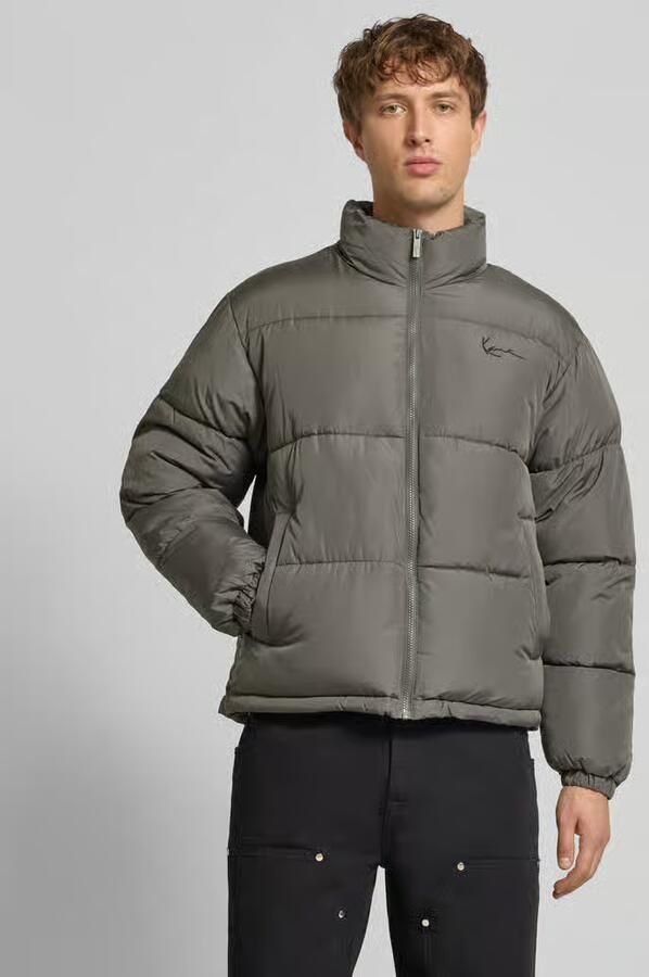 Karl Kani Small Signature Embossed Logo Puffer Jacket Men jackets grijs Maat XL Kleding - Foto 5