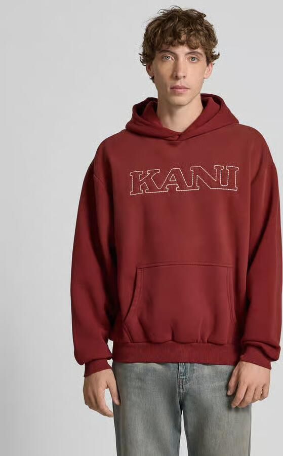 Karl Kani Regular fit hoodie met logostitching model 'Retro' - Foto 2